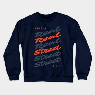 Streetwear Design Typography Crewneck Sweatshirt